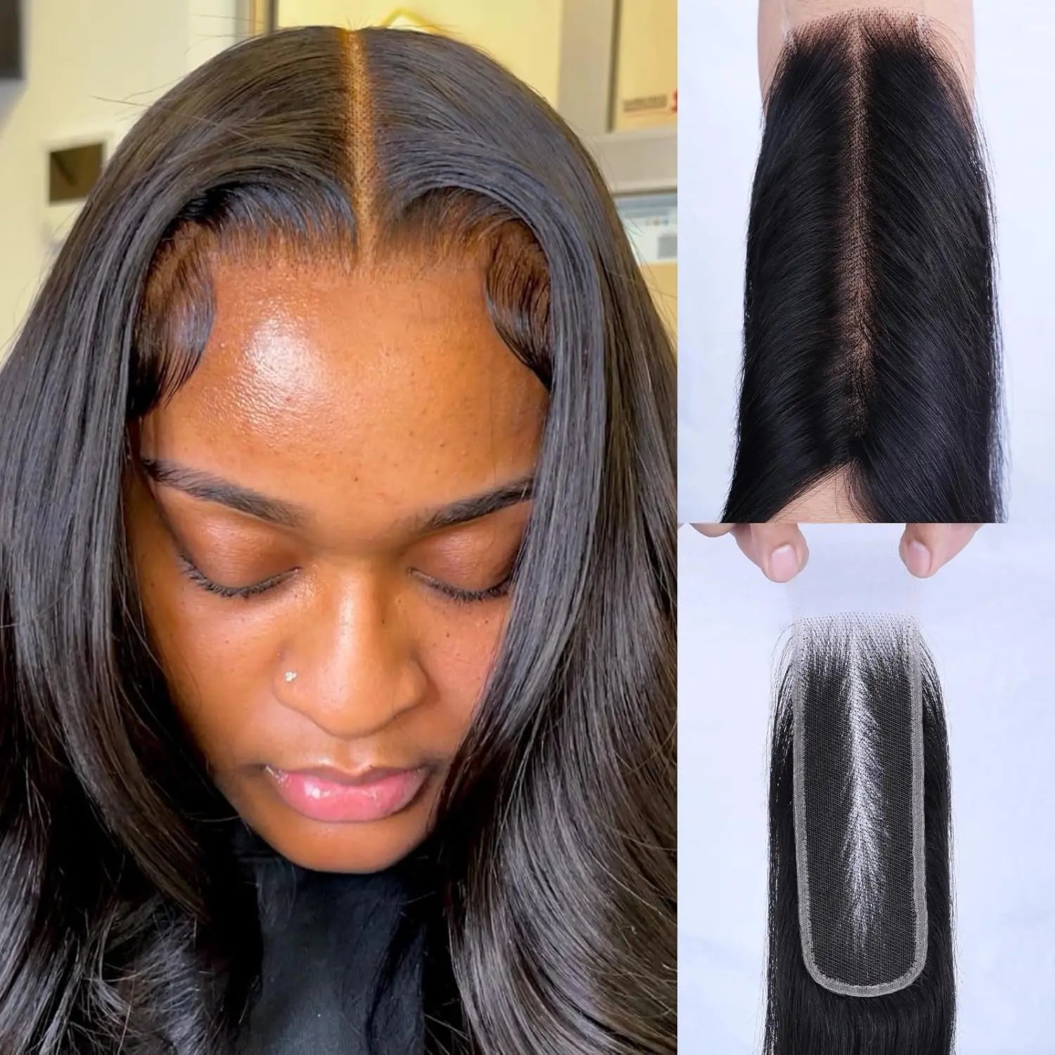 Grade 12a Swiss Transparent Lace Closure Vendor Wholesale Super Thin 2*6 Hd Lace Closure Brazilian Human Hair