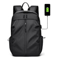 Custom Logo Waterproof Zipper Travel Laptop Backpack for Men 20L Minimalist USB Charging Carry on Bagpack Daypack MegaBDM