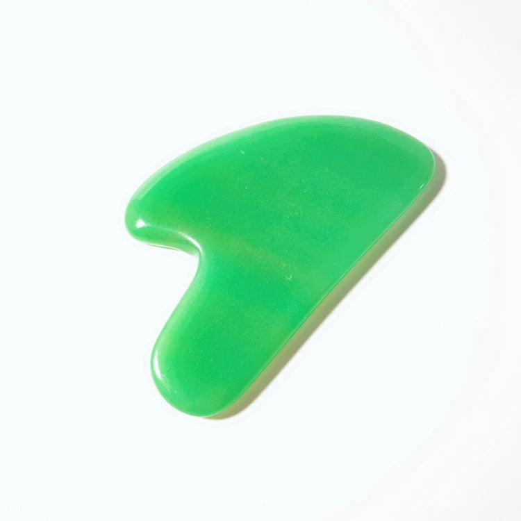 2026 Heart Shape Gua Sha Tool Natural Stone Pink Green Aventurine Jade Gua Sha for Scrapers Face Massage