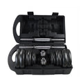 15/20/30/50kg Adjustable Dumbbell Set Home Gym  Plastic Barbell Dumbbell Set Adjustable Fitness