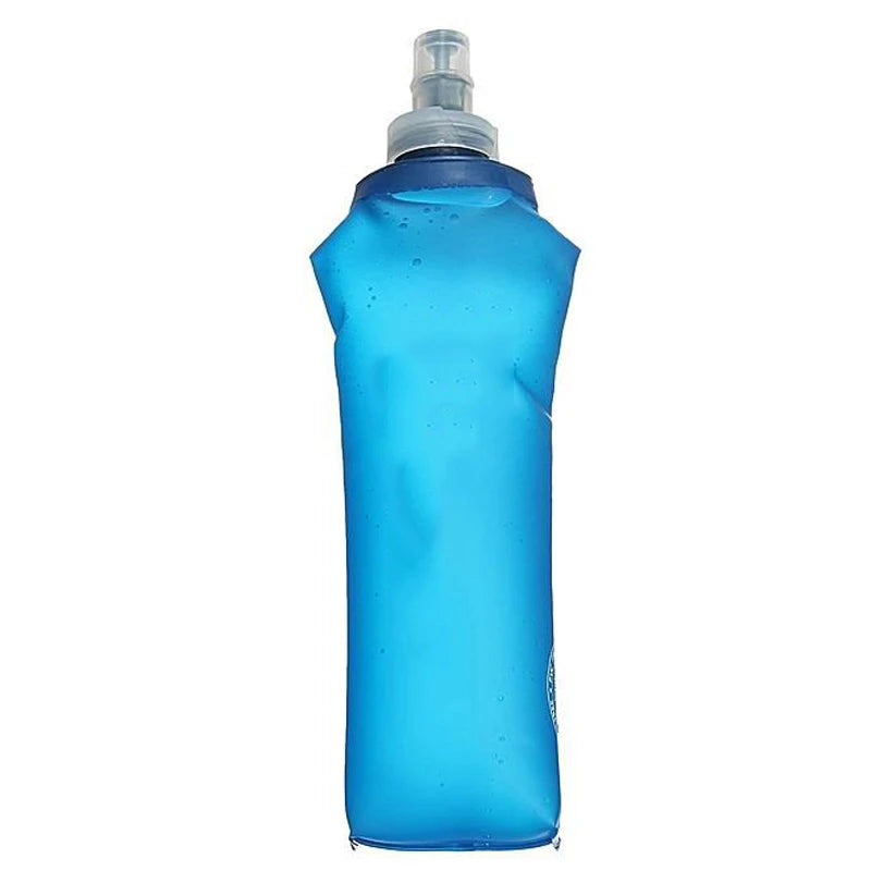 Custom Logo 250ml 500ml Lightweight Soft Flask 2mm Folding Collapsible Water Bottle for Outdoor Tpu Free for Running Events