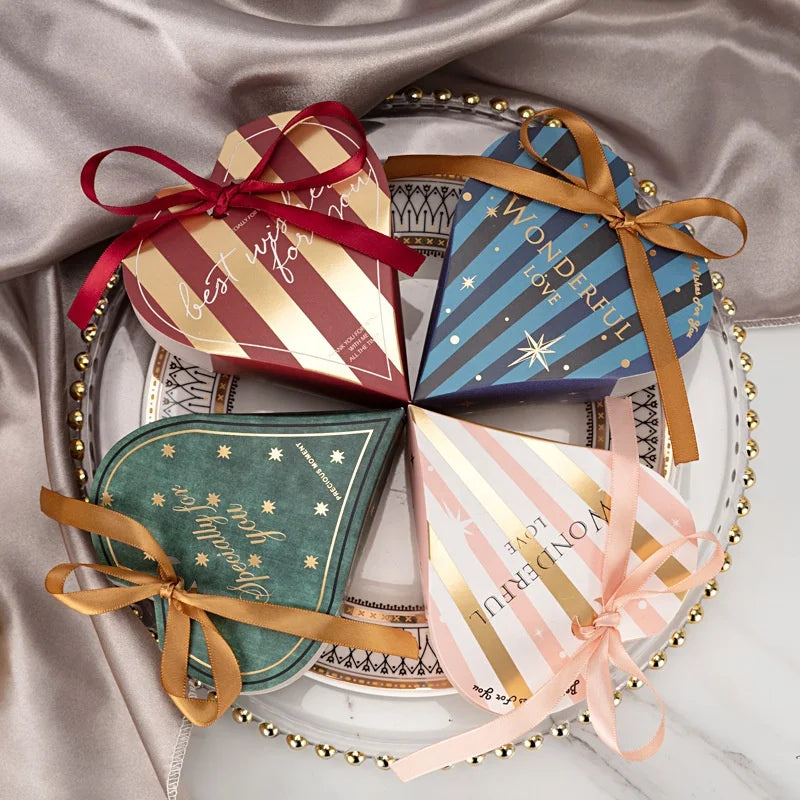 Becan Food Grade Custom Love Gift Heart Box for Handmade Food Packaging Heart Shape Chocolate Packaging Box With Lid