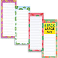 Magnetic Notepads for Refrigerator Grocery List Magnet Pad for Fridge Magnetic Grocery List Pad Full Magnet Back Shopping Lists MegaBDM