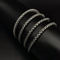 50cm Length 5mm Width Flower Basket Chain Stainless Steel Lantern Rope Chain for Men Women Necklace