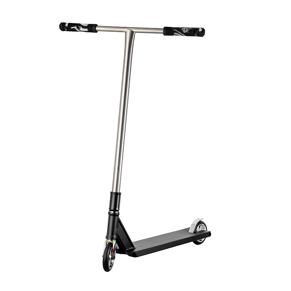 Huoli Tank Street Edition Pro Scooter Black Titanium Bar Freestyle Scooter Classical Type Trick Scooters