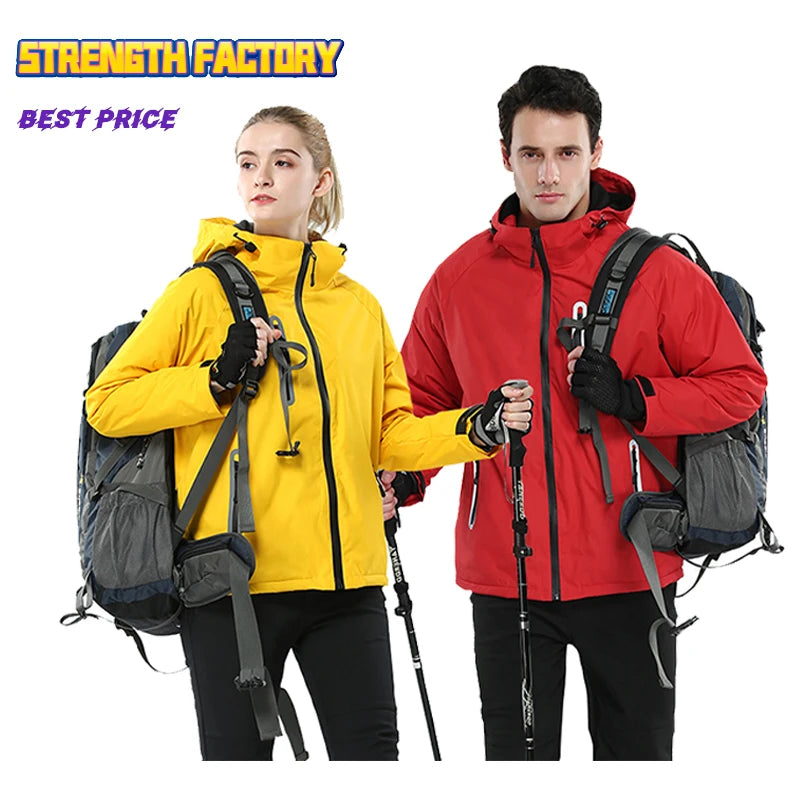 Newest Classic Fashion Winter Jackets Windproof Outdoor Thick Men's Jackets With Fleece Inner for Climbing Sport