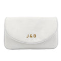 Lady Velvet Clutch Bag Custom White Cosmetic Bag Velvet Pouch with Logo Fashion Jewelry Flap Pouch Gift Bag for Promotion LOGO