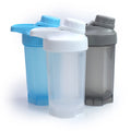 Eco-friendly Lightweight Smooth Mixing 500ML 16OZ Gym Protein Shaker Cup Bottle with Stirring Ball