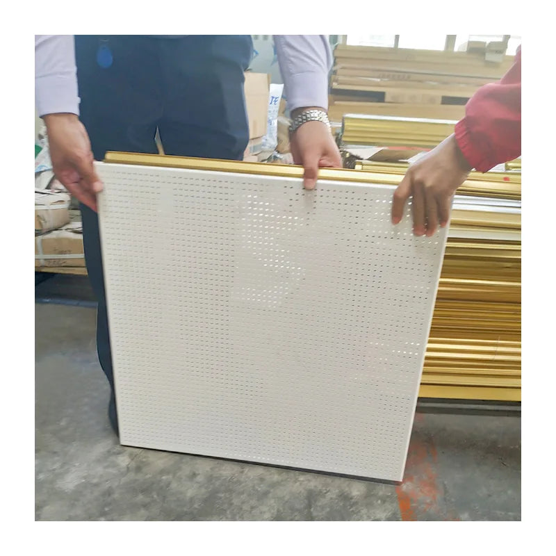 2024  Suspended PVC Laminated 60x60 Vinyl Gypsum Ceiling Tiles /new Design