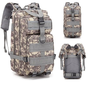 Wholesale Customizable Tactical Molle Backpack Unisex Anti-theft Oxford Mesh Bag Camouflage Design for Outdoor Camping Nylon