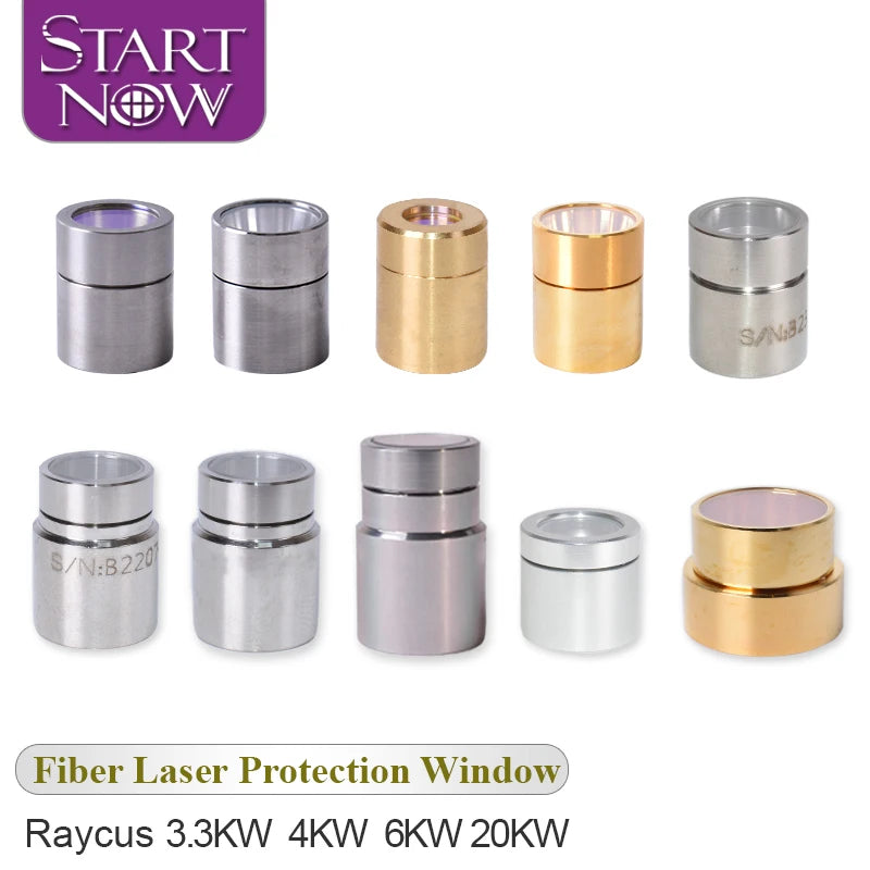 Original Raycus Fiber Laser Source QBH Output Protective Connector Lens Group H12.8 Raycus  Cutting Machine Head