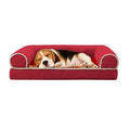 Orthopedic Foam Pet Mattress Soft Warm Anti-Slip Dog Bed with Solid Pattern Machine Washable Cat & Dog Bed Made Durable Fiber