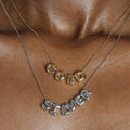 Hot Selling 18k Simple Balloon Bubble Necklace DIY Name 26 Letter Pendant Fashion Necklace for Women