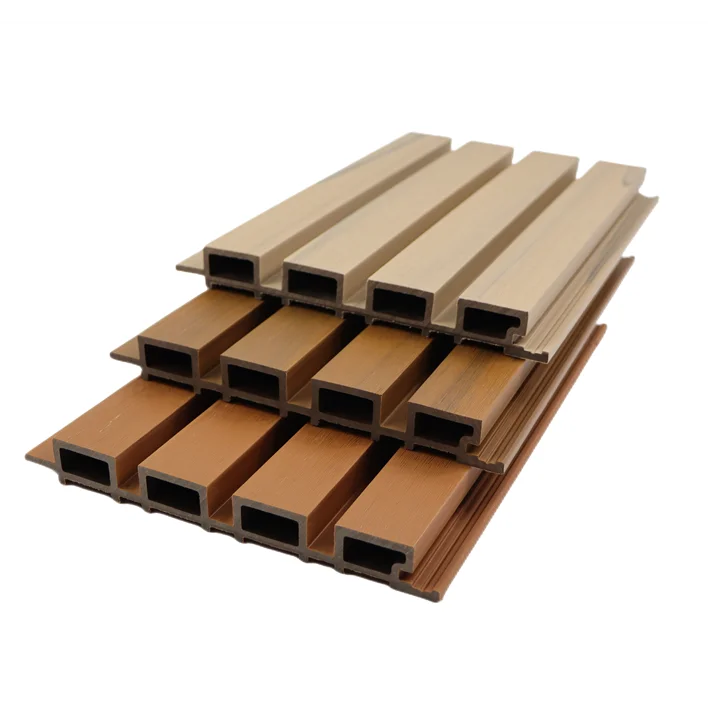 Waterproof and Soundproof Outdoor WPC Wall Panel Fluted Decorative Exterior Brick Cladding Partition Wall Board