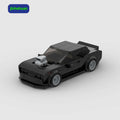 Best Selling Moc Brick Abs Black New Pvc Sport Car Toys for Kids Car Paper Instructions Plastic Building Block Sets Boys
