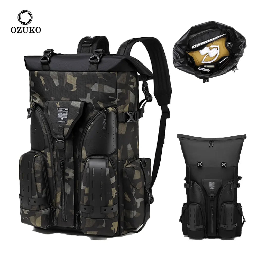 Ozuko 9631 Sales Trendy Design 2023 Men Travel Bag Notebook School Laptop  Backpack Waterproof Urban Sport Bag for Men
