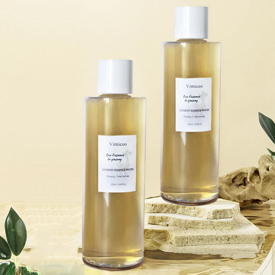 Private Label Ginseng Face Toner 8.5 Fl.oz Skin Care Hyaluronic Acid Hydrating Brightening Organic Skincare Beauty Facial Toner