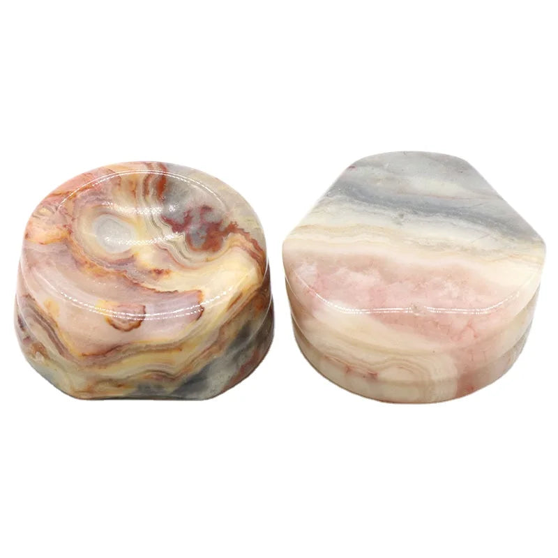 HZ natural gemstone Crystal Agate Stone Ball Base Crystal Stand Base for Crystal Ball Sphere Crazy Agate Stone Decor