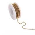 Golden 304 Stainless Steel Bead Chain DIY Handmade Necklace Waist Buckle Jewellery Making Materials Accessorizing China Zhejiang