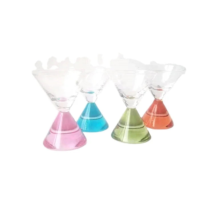 China Wholesale Mouth Blown Elegant Glass martini Tumbler Glass With Fast Delivery