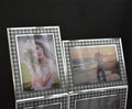 Luxury Crystal Rhombus Glass Photo Frame Diamond Photo Frame European Transparent Photo Frame