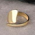 Damila High Quality Vintage Jewellery Hip Hop Rings Adjustable 925 Silver Smooth Chunky Fine Jewelry Rings for Women