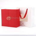 2024 New Trend Double Side Open Rose Embossed Texture Paper Gift Packaging Flower Boxes for Face Eye Cream for Mother's Day