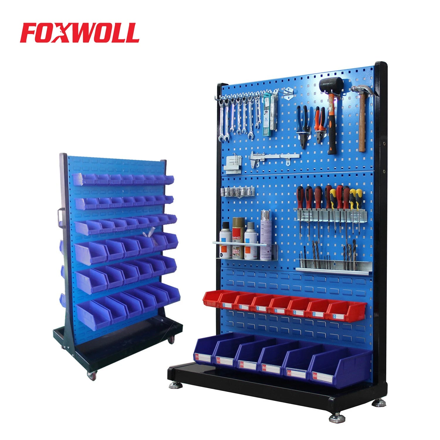 Hanging Pegboard and Display Hooks Steel Garage Storage Tool Organizer Rack