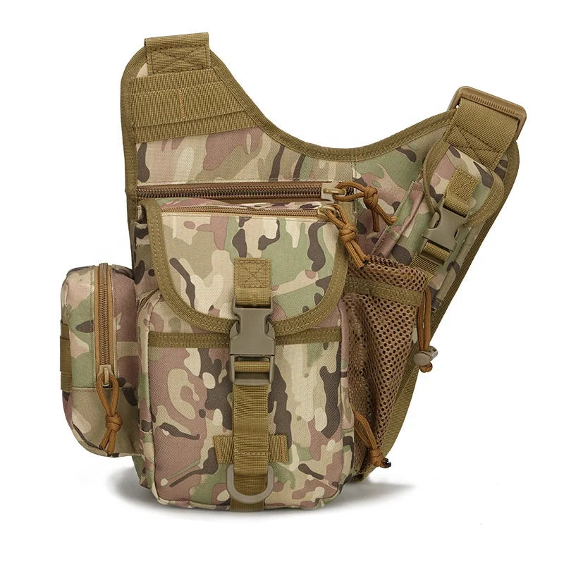 Heavy Duty Multi-functional Camouflage Messenger Bag Camera Molle Gear Sling Pack Camo Shoulder Bag