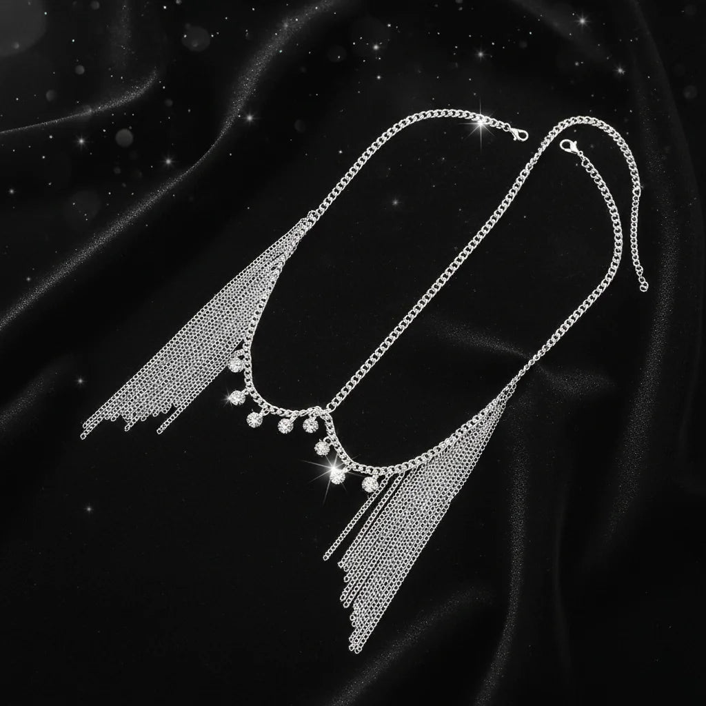 Gold Hair Chain Silver Head Chain Fashion Show Women Accessories