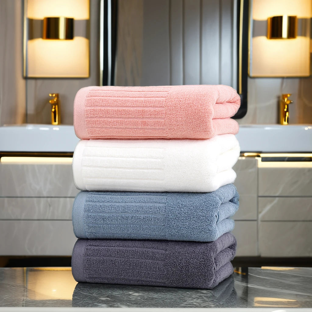 100% Cotton Luxury Hotel Bath Towels Wholesalers Custom Extra Large Bath Towel Soft Absorbent Turkish Towels for Bathroom Set