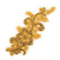 Wholesale Popular 3D Silver and Gold Rhinestone Applique for BrideHair Accessories and Belt WRA-1022