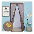 Vintage Pattern Built-In Mosquito Door Net with Full Light Shading and All-Season Use for Bay Windows and Doors