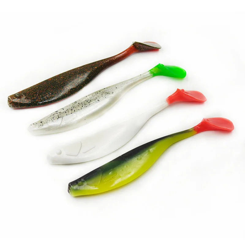 Alpha Wholesale 18cm 32g T Tail Shad  PVC Soft Swimbait Lures for Bass Seawater  Custom Plastic Fishing Bait Supplier