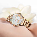 LOBINNI 2060 New Models Ladies Branded Watches Automatic Stainless Watch Rose Gold Custom Logo Luxe Oem Waterproof for Woman