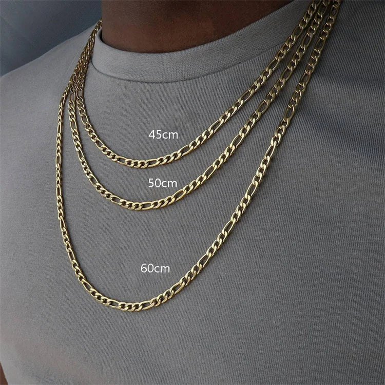 Wholesale  Gold Silver Custom Men  Cuban Choker Hip Hop Trend Fashion Jewelry Necklaces