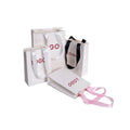 Wholesale Shopping Bulk Paper Gift Bags With BowKraft Square Bottom Paper Gift Bags With Handles