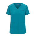 Wholesale Women's Cool Stretch V-Neck Top  Pant Scrub Set Premium Quick Drying Hospital Uniform