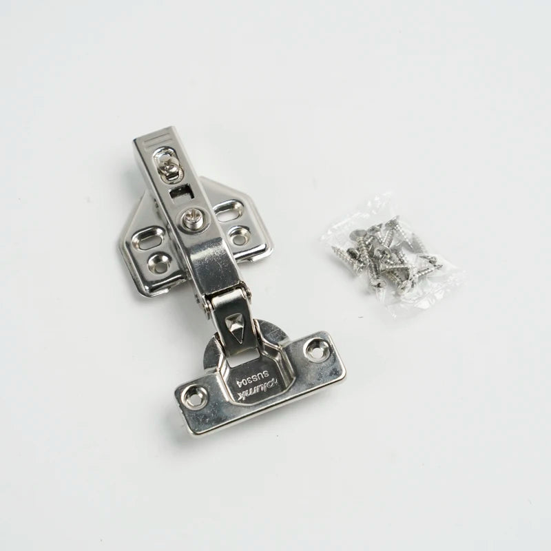 Soft Close Concealed Hydraulic Hinges for Kitchen Cabinets Iron Frame Mount Hardware for Living Room Bedroom Dining Apartments