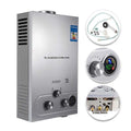 Portable  Gas Powered Tankless Water Heater in Sizes 6L to 24L
