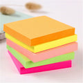 Memo Sticker 50 Sheets Min Order 100 Books to Print logo and Picture 76x76mm Adhesive Color Paper OEM Custom Printing