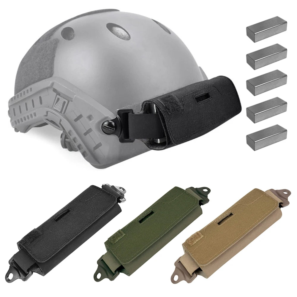 Fast BJ PJ MH Tactical Helmets Accessories Helmet Counter Balance Weight Bag Tactical Helmet Counterweight Pouch