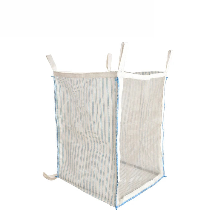 EGP 2023 Fibc Bag Breathable Ventilated Bulk Bag Firewood Sack PP New Breathable Big Jumbo Ton Onion Potato Firewood Woven Mesh
