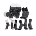 Wholesale Funny Black and White Striped Socks With Cute Cats Casual Novelty Cotton Crew Socks for Men and Women