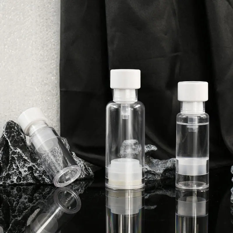 Empty Eco-friendly Clear 15ml 30ml 50ml Airless Pump Bottle Cosmetic Lotion Serum Plastic PETG Airless Bottle