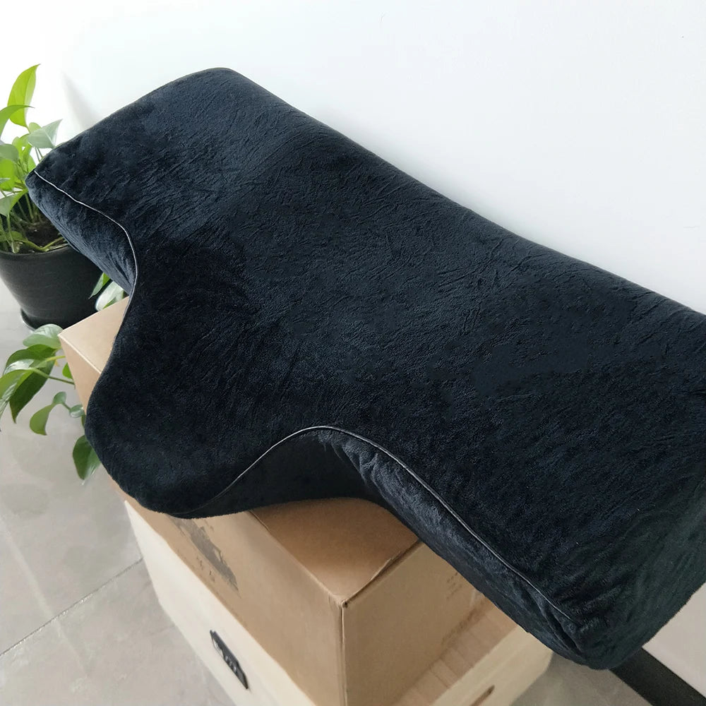 New Design Velvet Cover Black EVA Foam Beauty Salon Lash Pillow  Comfortable Eyelash Grafting Beauty Lash Memory Foam Pillow