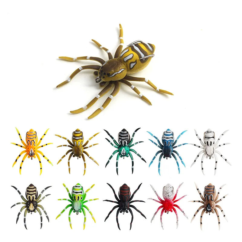 3g/6g Soft Rubber Spider BaitPesca Silicone BaitArtificial Bionic Weedless Bass Fishing Lure