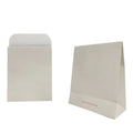 Custom Biodegradable Eco-Friendly Kraft Paper Open Mouth Button Closure Shopping Bags Classic Style Envelope Offset Printing
