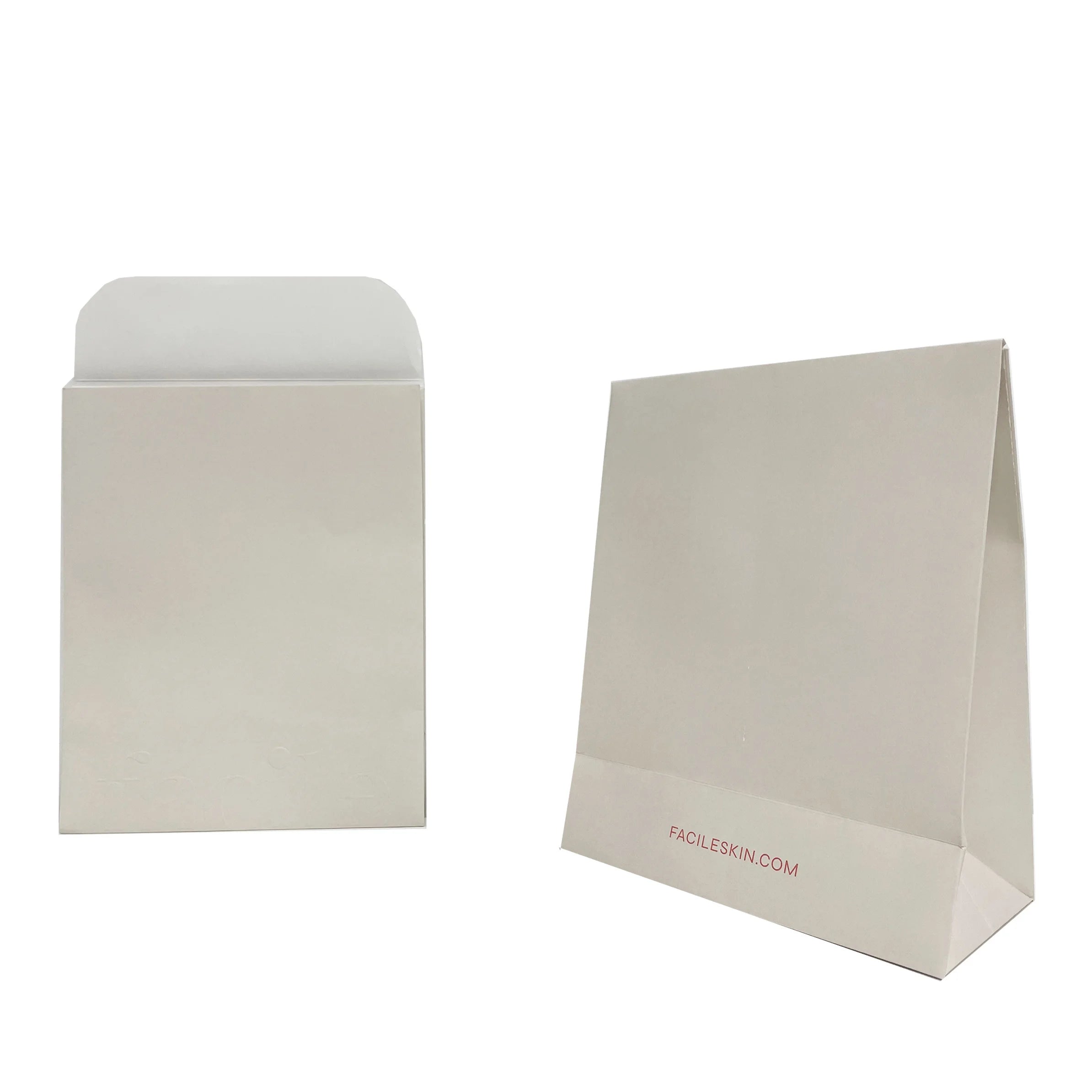 Custom Biodegradable Eco-Friendly Kraft Paper Open Mouth Button Closure Shopping Bags Classic Style Envelope Offset Printing