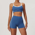Wholesales Custom logo Women Fitness Tie Dye Yoga Set Gym Bra Hip Lifting Shorts Workout Sports Yoga Wear Suit